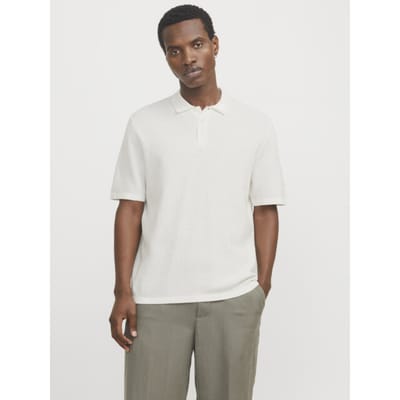 JACK&JONES ESSENTIALS - JJEGEORGE KNIT POLO SS SN Heren Poloshirt