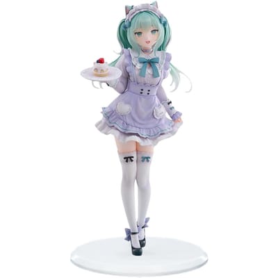 Op Voorraad Nieuwste Hatsune Miku X Nachoneko Kattenoor Meisjesjurk PVC Collectie Anime Actiefiguren Bureaublad Decoratie Figuur Speelgoed