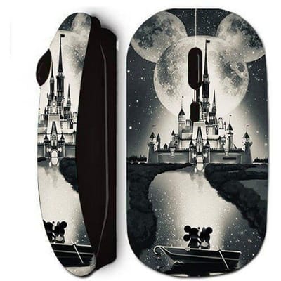 Souris sans fil - Maniacase - Mickey et Minnie - Noir - USB - Dessin animé