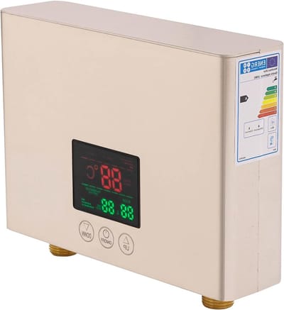 Doorstroomboiler - Keukenboiler Klein - Direct Warm Water - Digitaal Led Display - 3000 Watt - Wit