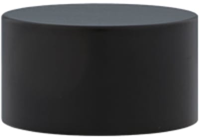 Einddop roede – Ø28mm – 2 stuks – zwart