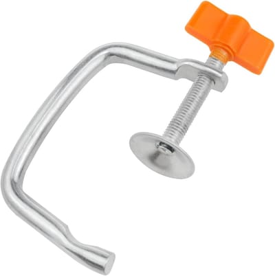 Pastamachine Klem - Deegroller Houder - Zelf Pasta Maken - Sterke Metalen Constructie - Tot 7 cm dikte - Zilverkleurig