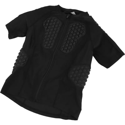 Gewatteerd Keepershirt voor Volwassenen met EVA-pads Beschermend Keepershirt met Korte Mouwen voor Voetbal XL