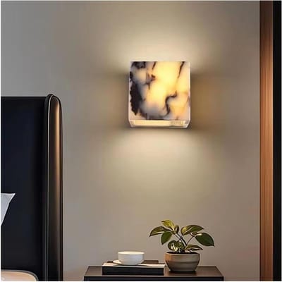 Moderne Wandlamp - Stenen Decoratie - Interieur Verfraaien - Energiebesparend Licht - 8x16cm of 12x12cm - Koel Wit