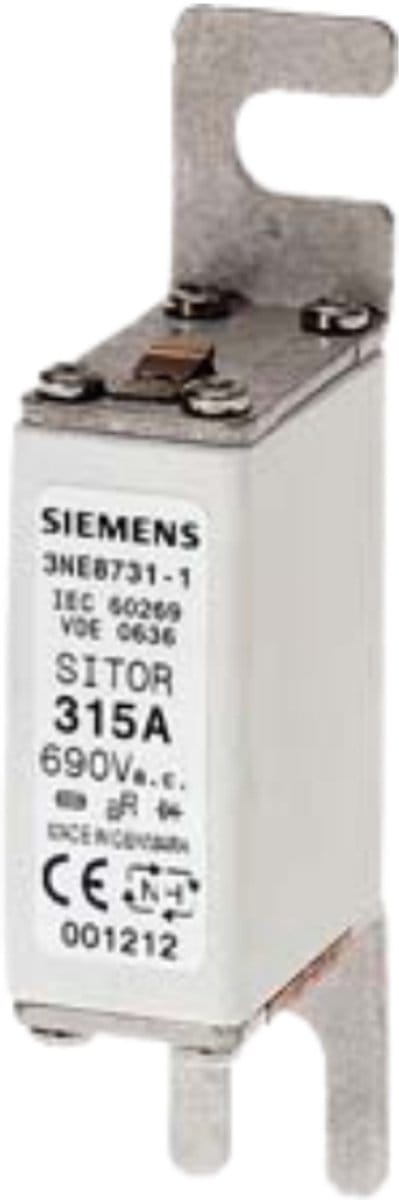 Siemens 3NE87251 Zekeringsinzetstuk Geschikt voor Zekeringsgrootte 000-4 Afmeting zekering : 0 200 A 690 V 10 stuk(s)