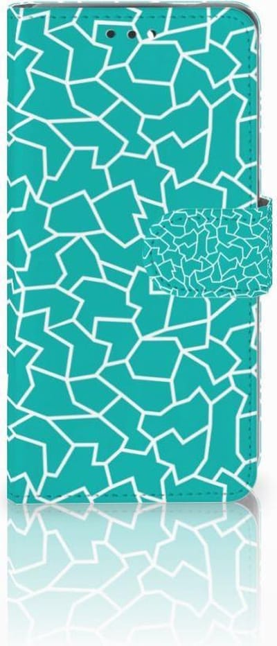 Nokia 3.1 (2018) Hoesje Cracks Blue
