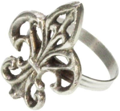 Servetring Fleur de lis Ø4x5cm