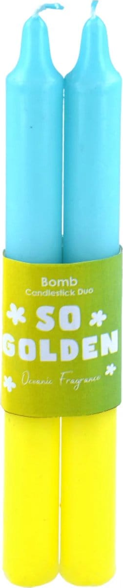 So Golden Two Tone Candle