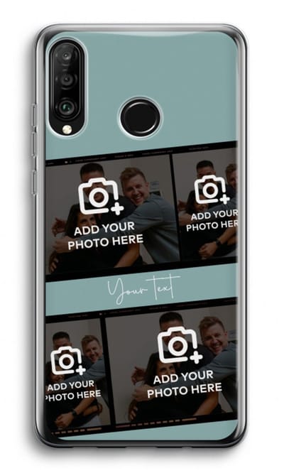 Gepersonaliseerd - Case Company® - Hoesje geschikt voor Huawei P30 Lite hoesje - Filmrol N°2 - Soft Cover Telefoonhoesje - Bescherming aan alle Kanten en Schermrand