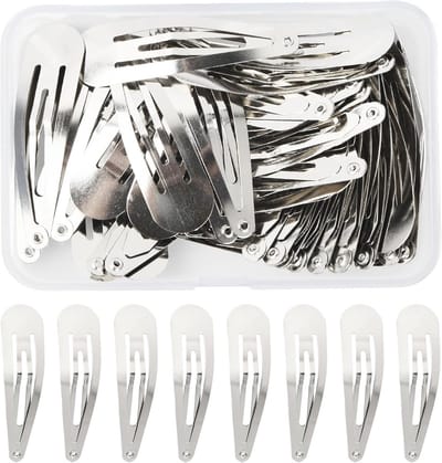 50 stuks zilveren haarspelden voor meisjes en dames - 5 cm haarclips