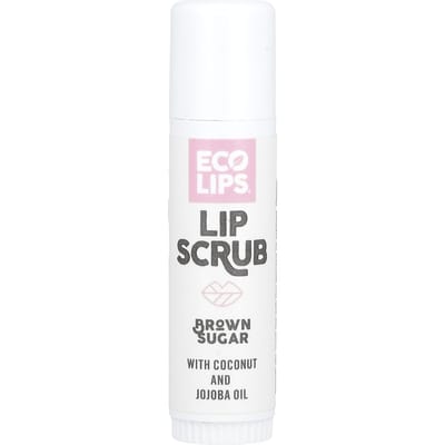 Eco Lips, Lip Scrub, Brown Sugar, 0.56 oz (17 g)