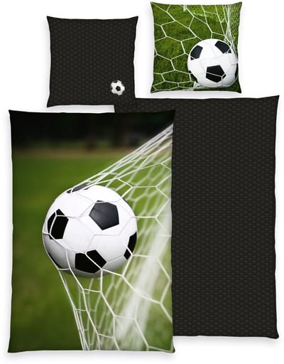 Dekbedovertrek Voetbal 135x200 cm incl 1 sloop 80x80 cm