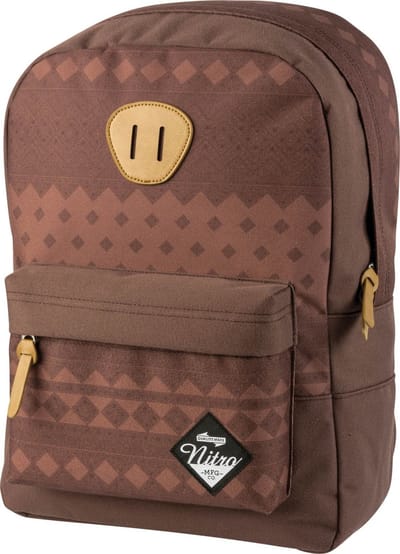 NITRO Vrije tijd rugzak Rugzak met laptopvak Urban Collection Urban Classic Backpack 20L Northern Patch Bruine