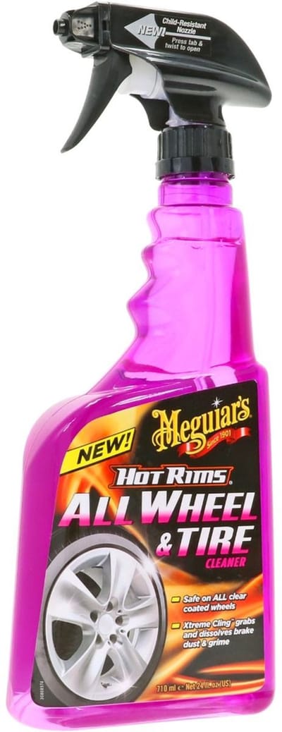 Meguiar’s Hot Rims All Wheel Cleaner – 710ml – Velgenreiniger & Bandenreiniger – Verwijdert Remstof & Kalkvlekken