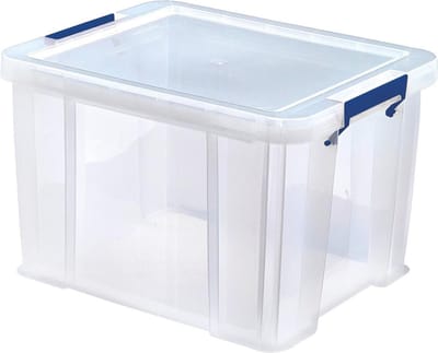 Bankers Box ProStore Plastic Opbergbox met deksel - 100% recyclebaar - veilig voor voedsel - 36L