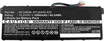 CoreParts MBXAC-BA0043 notebook reserve-onderdeel Batterij/Accu