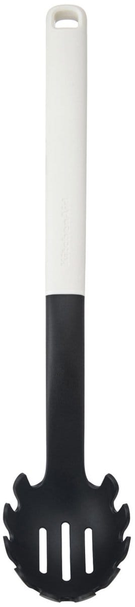 Pastalepel, Spaghettilepel, 34 cm, Kunststof/Nylon, Wit - KitchenAid