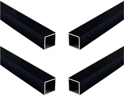 Dailygoods- Aluminium Buis 4 Stuks - Vierkante Buis - 15mm x 15mm x 1mm x 400mm - Aluminium 6063 - Waterdicht - UV-bestendig