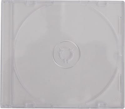CD/DVD Slimline Hoesjes 5.2mm Dikte - Doorzichtige Achterkant - 100 Stuks