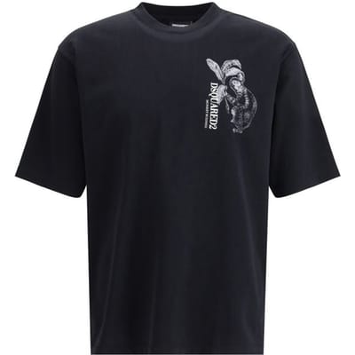 Dsquared² Zwarte Katoenen T-Shirt