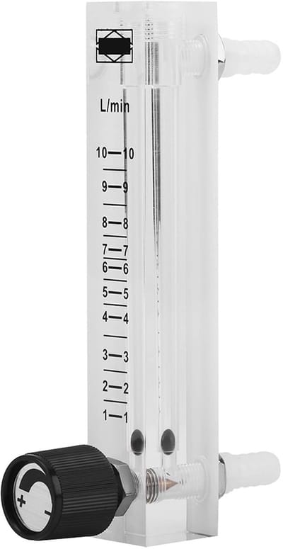 Dailygoody - Zuurstofstroommeters - Gasstroommeters - Betrouwbare debietregelaars - Compact formaat - Luchtstroommeters - Ideaal voor industriële toep