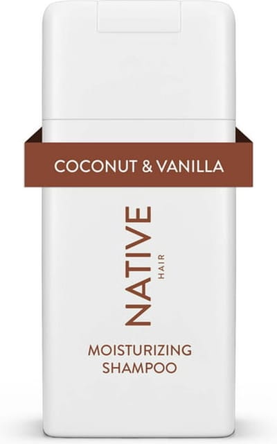 Native - Moisturizing Shampoo, Coconut & Vanilla, Sulfate & Paraben Free, Travel-Sized Mini - 88ml