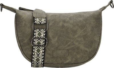Beagles Malaga Crossbody Schoudertas - Trendy Schouderband - Olijfgroen