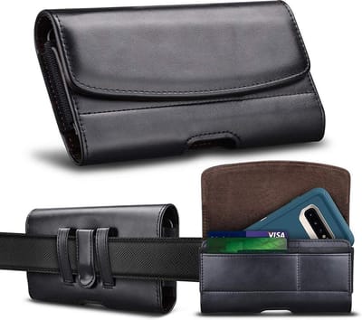 Luxe Riem Holster Hoesje 5.5 Hoesje - Zwart