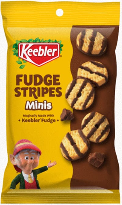 Keebler Cookies Fudge Stripes Minis - overige koeken - 6 x 85 g