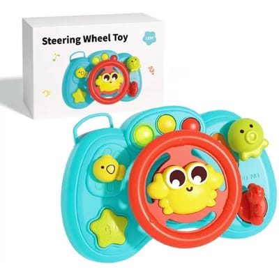 Stuurwiel Leerspeelgoed met geluiden - Perfect Cadeau voor baby Peuters 1-3. Interactief Speelplezier!verjaardagKerstmis