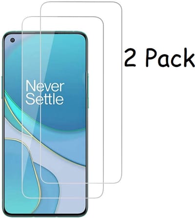 Screenprotector geschikt voor Oneplus 8T Screenprotector - Screenprotector geschikt voor Oneplus 8T 2 pack glazen glass - Screenprotector geschikt voor Oneplus 8T tempered glass