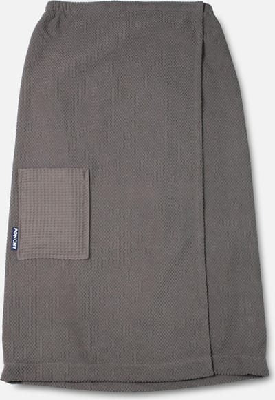 Ponchy - Cinza Escuro - Luxe Sauna Handdoek - Sauna Kilt - Dames
