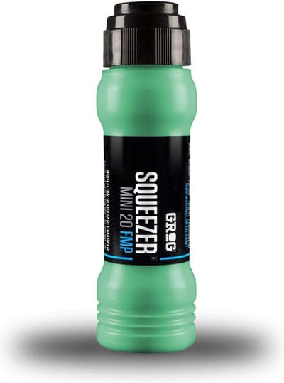 Grog Squeezer Paint Mini Verfstift - Groen - Schrijfbreedte 20mm - Permanente Stift