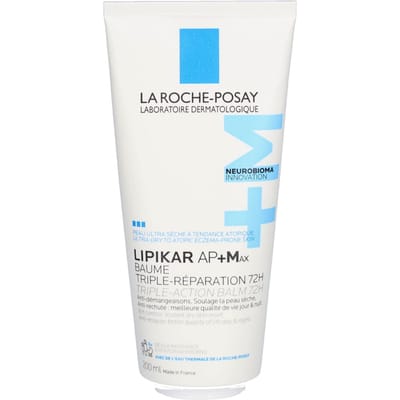 La Roche-Posay Lipikar Baume AP+Max - Voor een zeer droge huid met neiging tot atopisch eczeem – Met Sheaboter, Niacinamide en Neurobioma - 200 ml