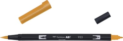 Tombow Brush pen - ABT 933 - Dual Brushpen - Orange - Oranje