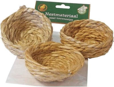 Touwnestje sisal Pak á 3 stuks