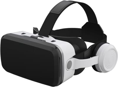 Aura® VR Bril met controllers - VR Bril - VR-brillen - wit - 24 x 22 x 12 cm