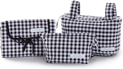 Baby Verzorgingstas - Muts & Luiertas - Praktisch Onderweg - Waterproof Mat Inbegrepen - 60x20x40cm - Gevlekt