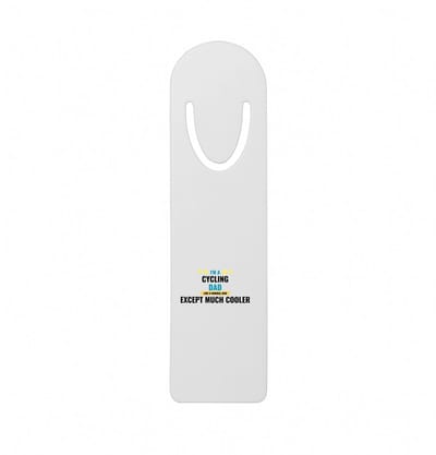 Hacebo® - I'm a cycling dad like a normal dad except much cooler metalen boekenlegger - vader die houdt van fietsen - vader cadeautjes - vaderdag - verjaardagscadeau - verjaardag - cadeau Bladwijzer boekenleggers - 12.7 cm x 3.2cm