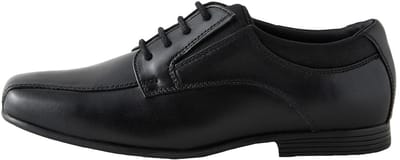 Next - Jongens - Leren vetersschoenen voor school - Zwart