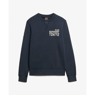 Superdry - Workwear sweatshirt met applicatie - Heren - Truien