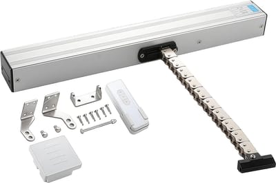 Elektrische Raamopener - Automatische Ketting - Gemakkelijk Ramen Openen - Stille Werking - 300-700 mm Slag - Zilver