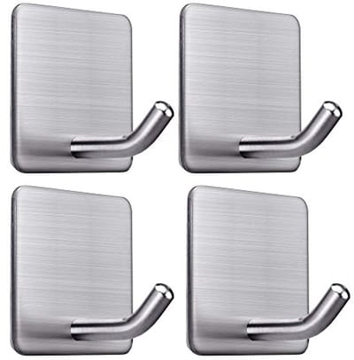 Zware Zelfklevende Haken voor Badkamer en Keuken - 4 Packs