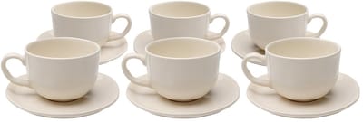 Koffiekoppen Organic creme (6/set) Kare Design