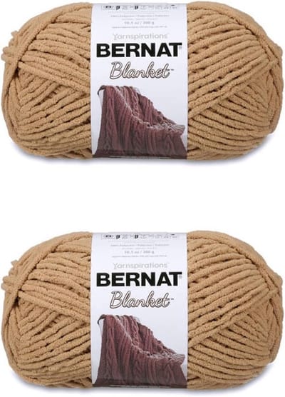 Super Dik Polyestermix Garen Pak van 2 - Chenille Stijl voor Haken & Breien - 600g in Totaal