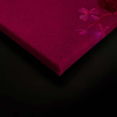 Canvas print DD120395 bouquet vibrant 2 A.S. Création 0,9 x 0,6 m Roze Kantoor Hal/Gang Keuken Slaapkamer Woonkamer