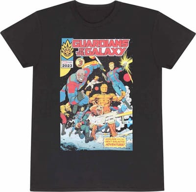 Marvel Guardians Of The Galaxy - Vol 3 Comic Cover Mens Tshirt - M - Zwart