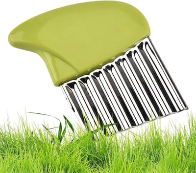 Onkruidborstel - Onkruidwieder Spleten - Tuin Onderhouden - Roestvrij Staal Borstels - 108 cm - Groen