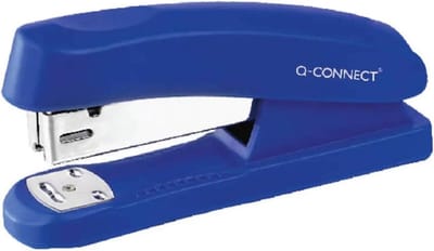 Nietmachine - Minihefter Bureau nietmachine - Papier Snel Verwerken - Vaste en Verwijderbare Hechting - 20 Vellen - Blauw