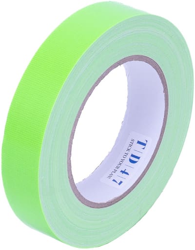 TD47 Gaffa Tape 25mm x 25m Fluor Groen